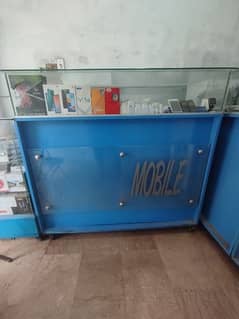 New mobile counter for sale with glass