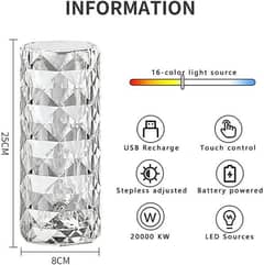 Crystal Lamp  Fore sale