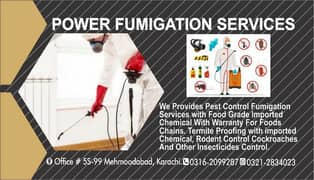 Pest control fumigation Services