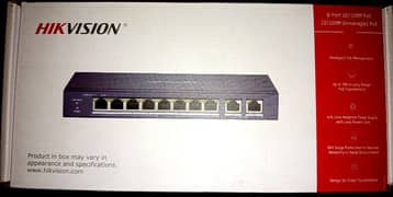 HIKVISION 8-port 100/100M PoE 0