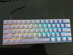 GK 61 Fastest gaming keyboard in Yellow switches for sale