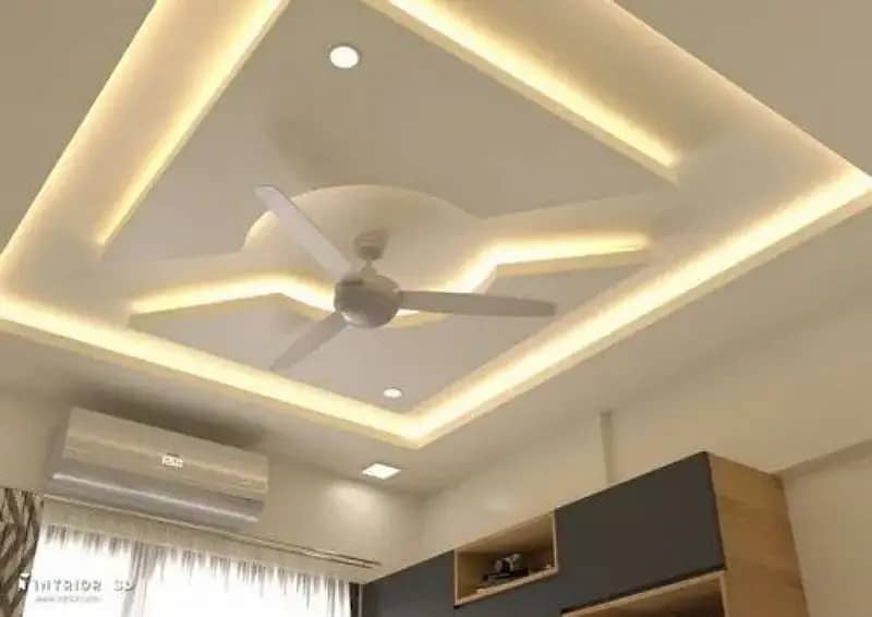 False Ceiling Karachi | Gypsum Celling | Pop Celling | Interior work 1