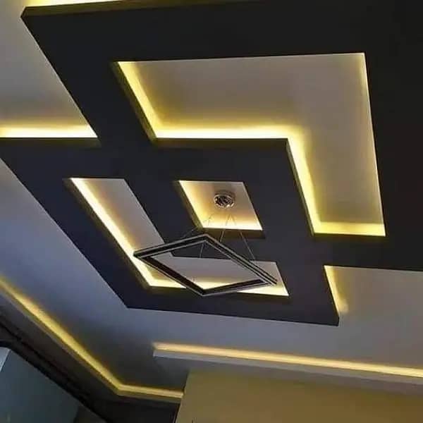 False Ceiling Karachi | Gypsum Celling | Pop Celling | Interior work 3