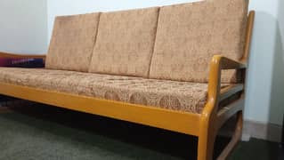 5 Seater Wooden Sofa Set