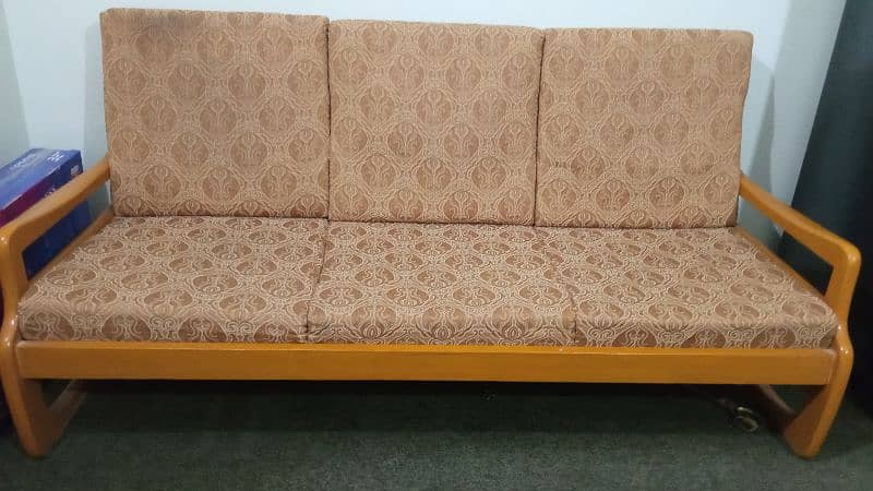 5 Seater Wooden Sofa Set 5