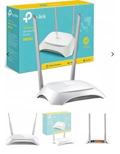 Tp link router with charger and complete box two entina