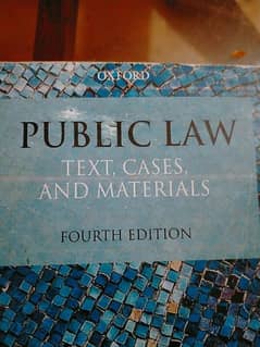 Public law book of university of London