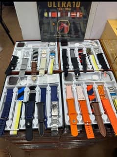 Ultra smart watch 10 in 1 straps reasonable price