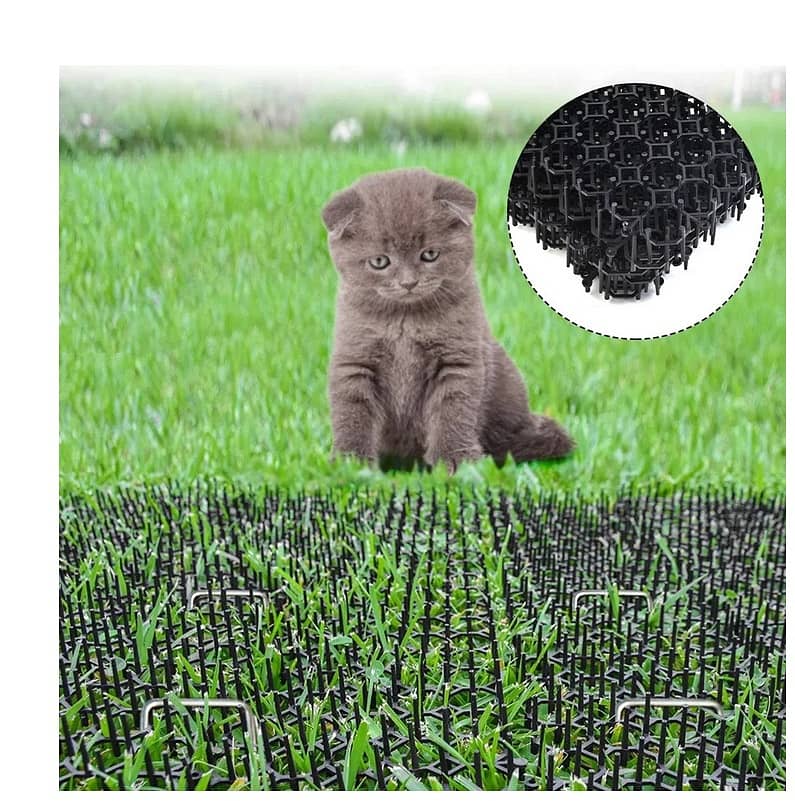 Anti Cat Dog Scarer Scat Spike Mat Repellent Outdoor Indoor Garden 4