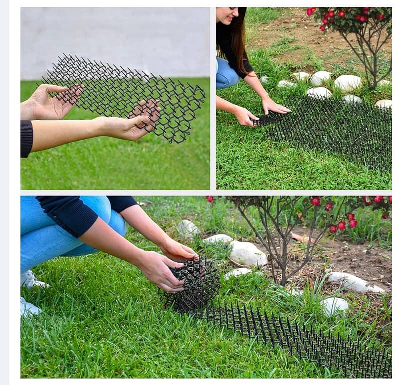 Anti Cat Dog Scarer Scat Spike Mat Repellent Outdoor Indoor Garden 5