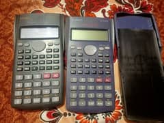 Casio and citizen calculator