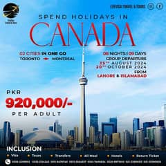 Canada Visa & Group Tours From Karachi, Lahore & Islamabad