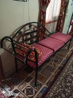 8 seater Sofa set Rod Iron with center table.