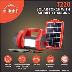 Solar plate with rechargeable torch 0