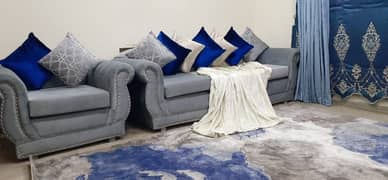 sofa set / 7 seater sofa set / sofa with cushions / branded sofa set
