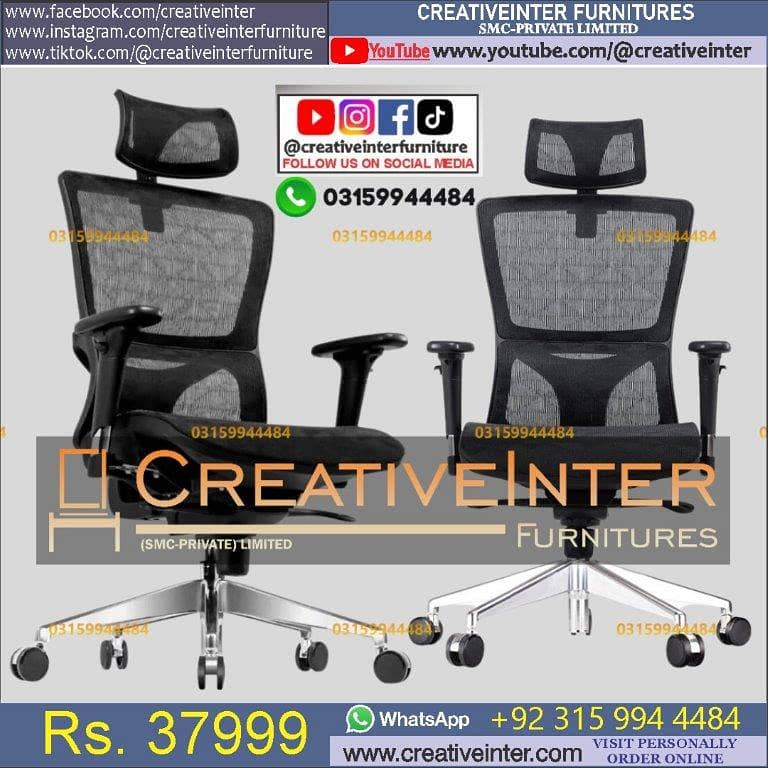 Office chair table CEO Executive Mesh Desk Staff Visitor Sofa Manager 18