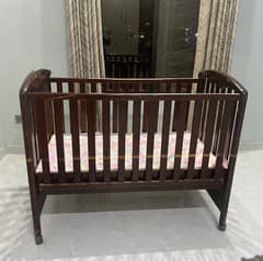 kids Baby Cot with New Mattress