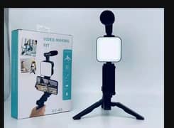 Video-Making Vlogging Kit With Microphone (With free home delivery)