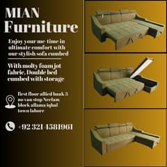 Sofa cum bed/Dewan/Double cumbed/Sofa/L Shape/combed/Bed Set/MoltyFoa