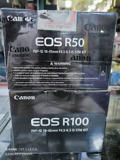 Canon EOS R50 and EOS R100  with bundle kit box pack brand new