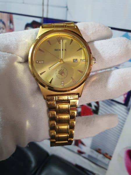 Rolex men golden watch- Rolex watch 0