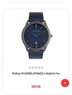 American police petriot watch expensive watch