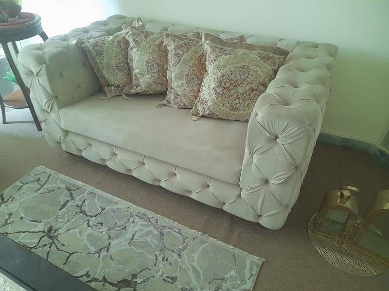 7 Seater Sofa Set chesterfield & Coffee table 3