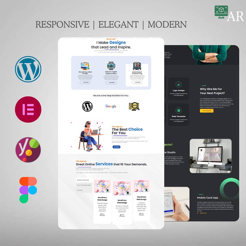 I Will Design & Develop a Modern Responsive WordPress Website 1