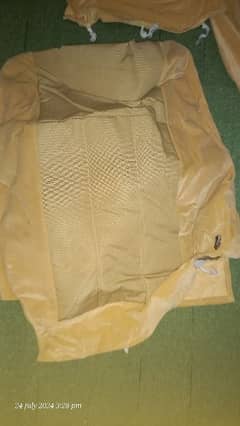 car seat cover with rear seat head rest almost new