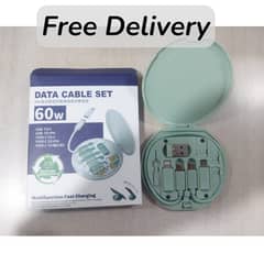 5-in-1 All-Purpose Data Cable Set (Assorted Colors)