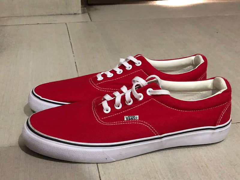 Vans Authentic Red Shoes 5