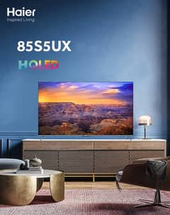 Haier 85 inch HQLED (4K UHD Google TV) - 32GB New Model - H85S5UX