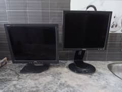 Dell 2 monitors for sale