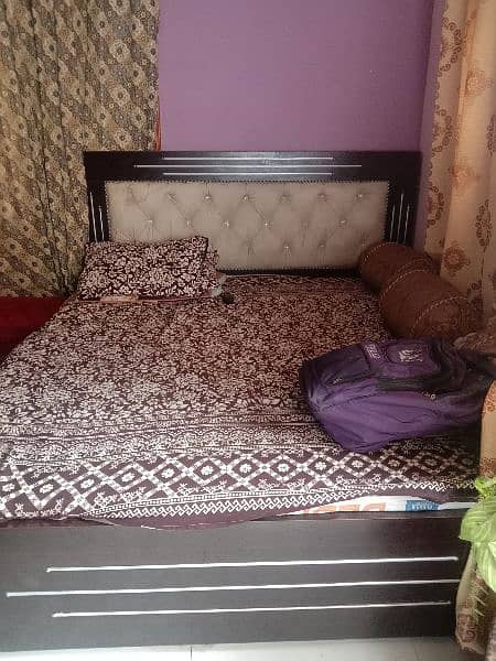 bed with mattress in good condition 1