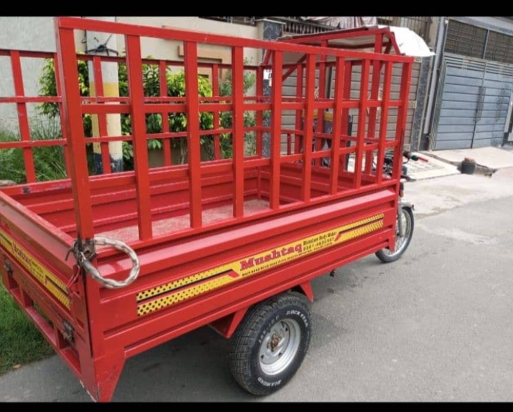 Loader Riksha with Honda cd 70 Bike 2