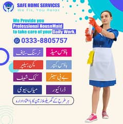 Nurse , Nanny , Patient Care , Baby Sitter , House maids , Driver ,