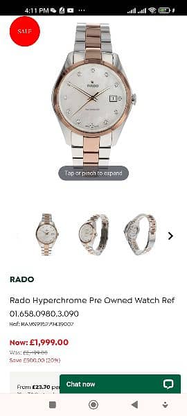 Rado Hyperchorome Diamond edition 13