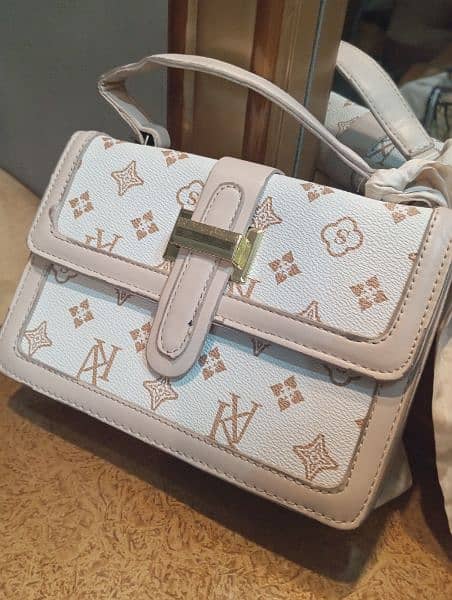 KA white beige crossbody bag 2