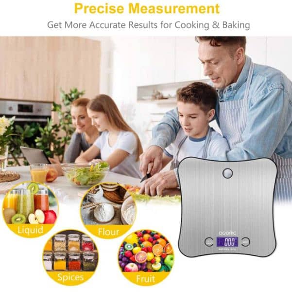 kitchen Steel Scale digital cooking foods scale 3