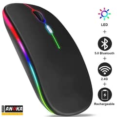 WIRELESS MOUSE WITH LED LIGHT