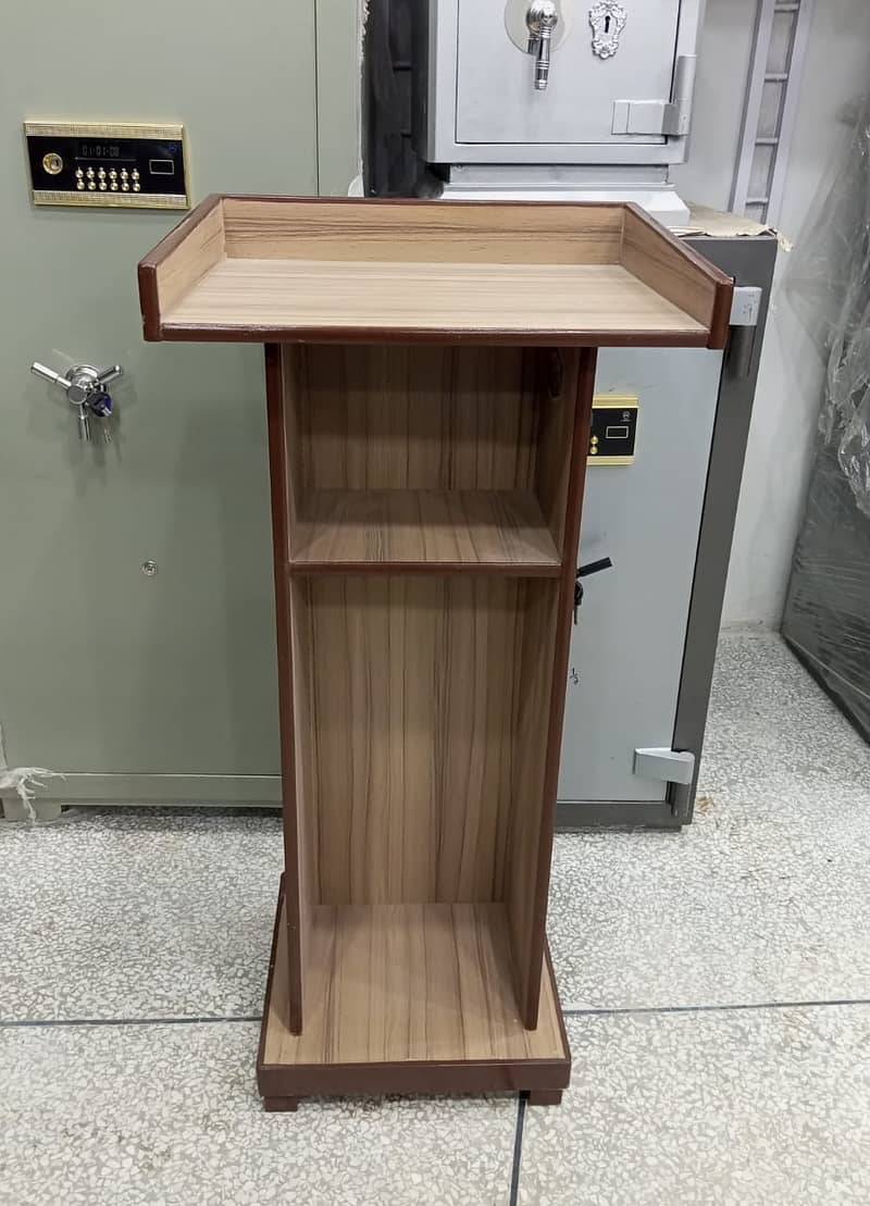 dice / lecture stand / speech desk /  wooden table / lecture table 3