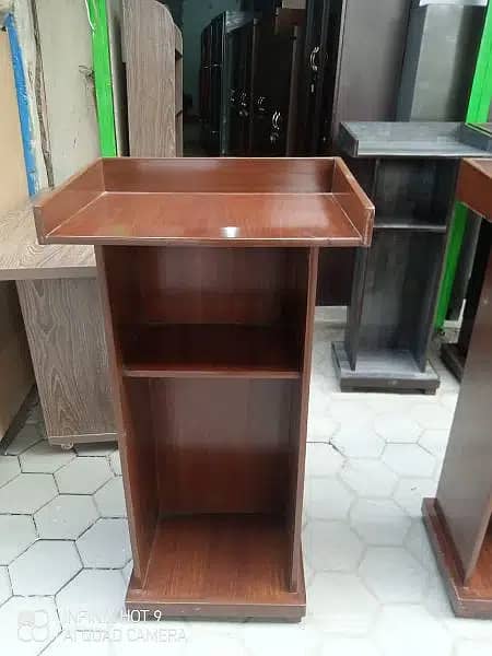 dice / lecture stand / speech desk /  wooden table / lecture table 11