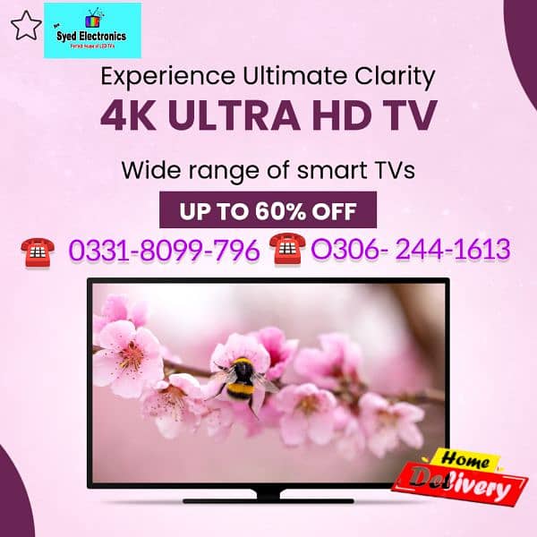 BIG DISPLAY 65 INCH SMART LED TV 3