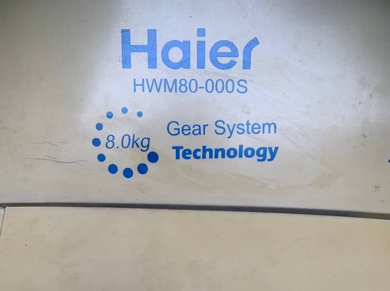 washing machine and dryer spinner haier 1