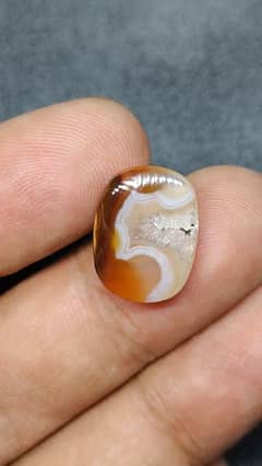 Natural Agate Aqeeq digit 5 written naturally Panjtan Pak