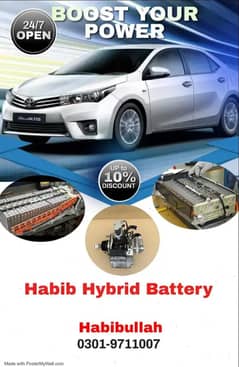 Aqua hybrid battery prius hybrid battery