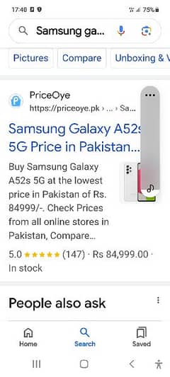 Samsung galaxy a52s 128gb 5g