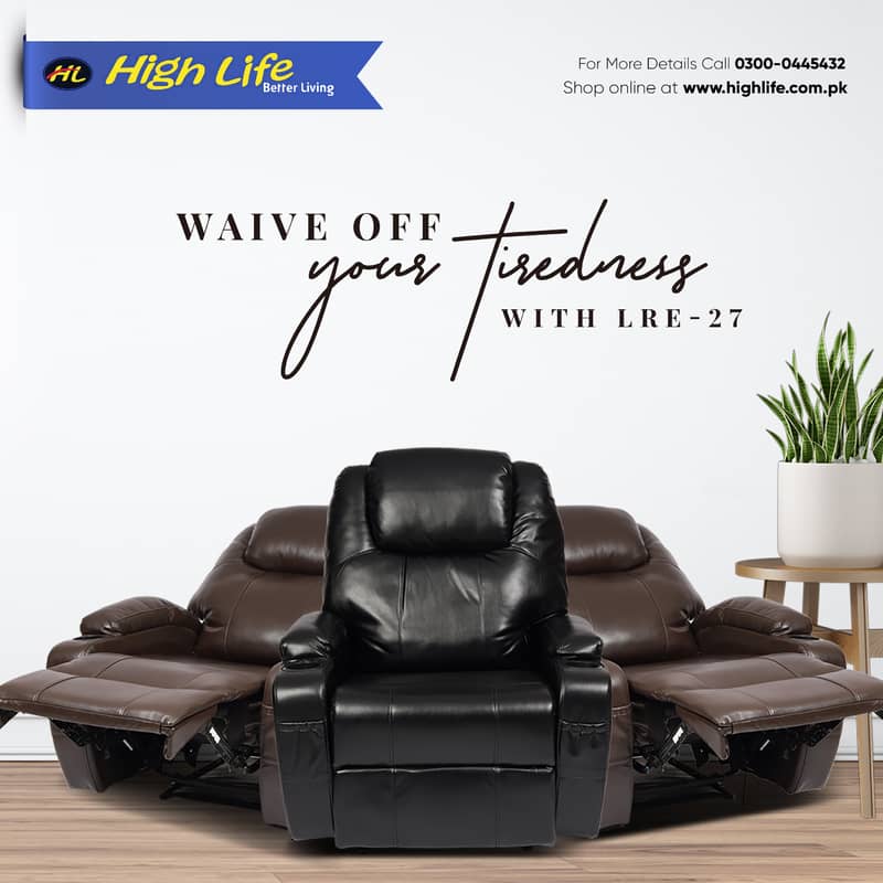 High Life Home Theater Recliner Sofa - LRE 27 | Recliner 1