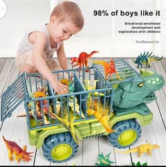 1pc Large Size Dinosaur Truck Toy For Boys