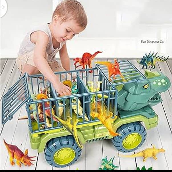 1pc Large Size Dinosaur Truck Toy For Boys 2